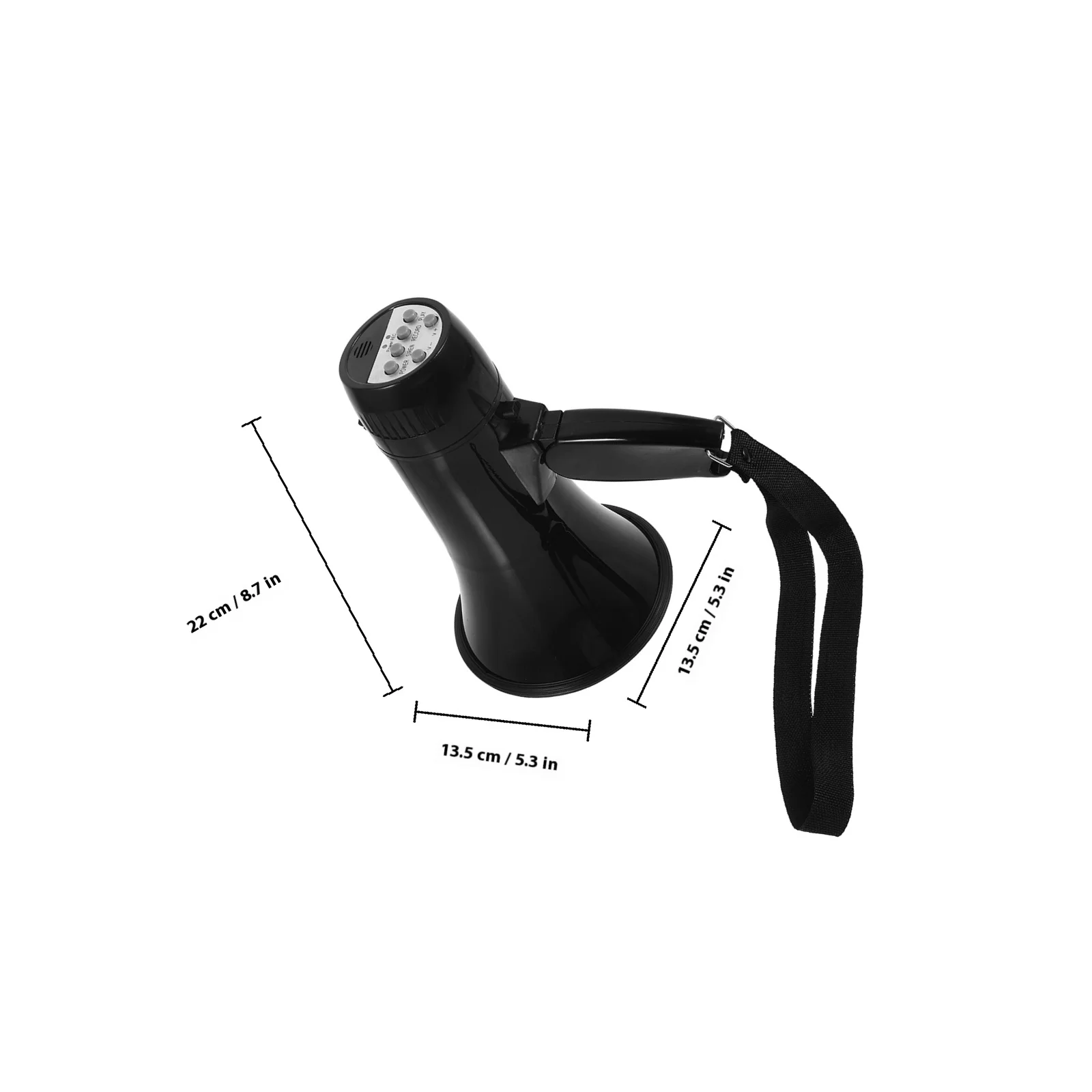 Small Handheld Megaphone Portable Loud Bullhorn Multi-Use for Sports Cheer Football Party Noise Maker Speaker Megaphone Cheer