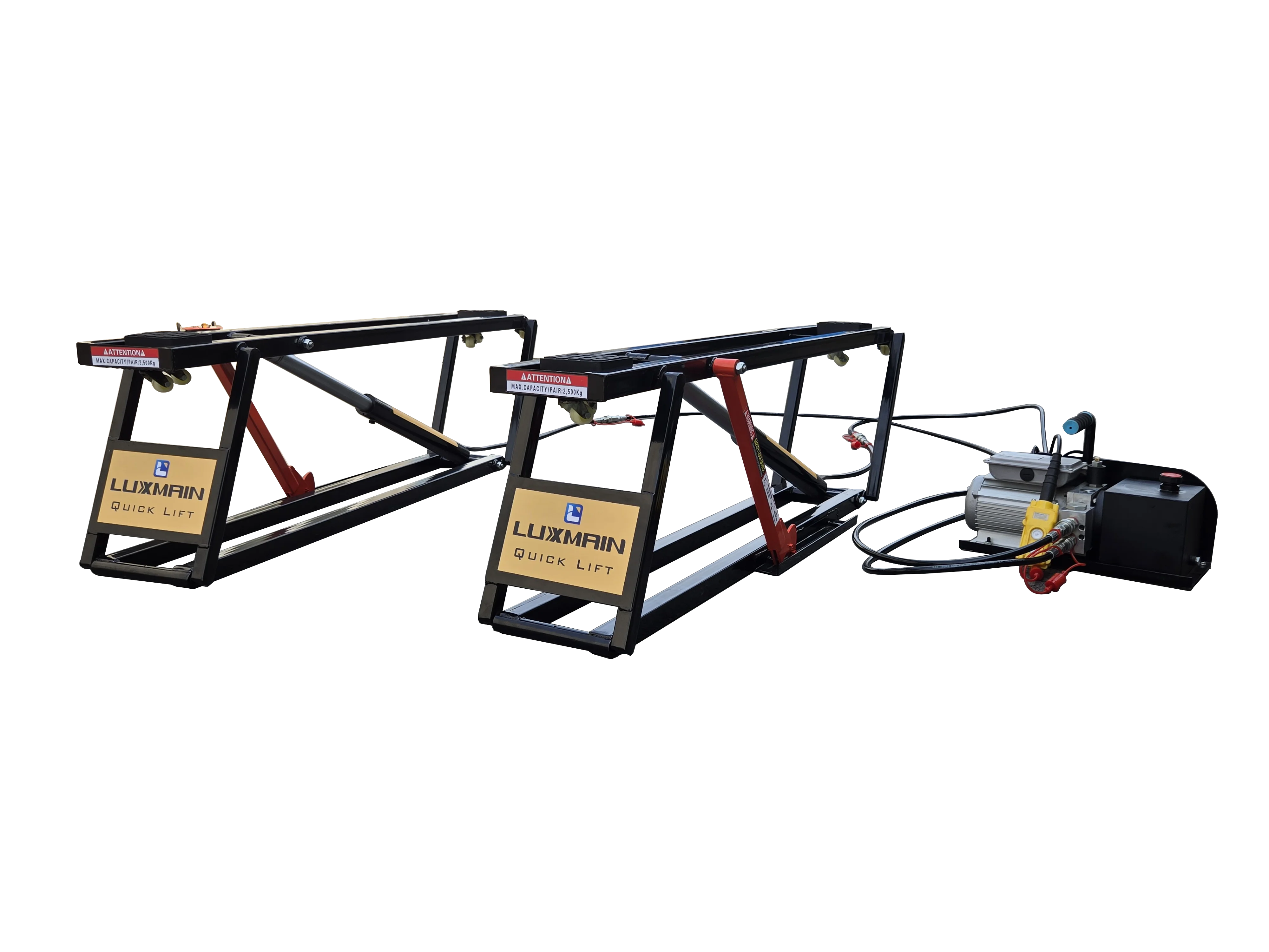 

For L750E 3500kg Split Low Profile Mobile Hydraulic Electric Double Cylinder Scissor Portable Car Lift