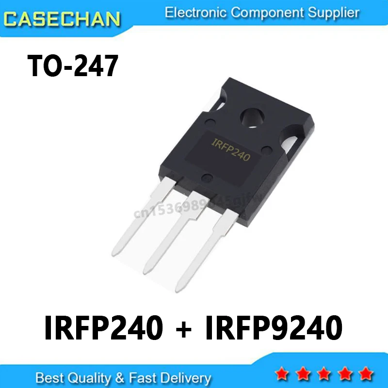 10 أزواج جديدة ومبتكرة IRFP240N IRFP240 IRFP9240N IRFP9240 TO-247 (10 قطعة IRFP240 + 10 قطعة IRFP9240) #1