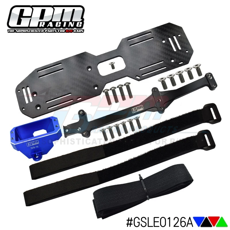 

GPM Aluminium 7075 Servo Mount And Carbon Fiber Battery Compartment For Sledge