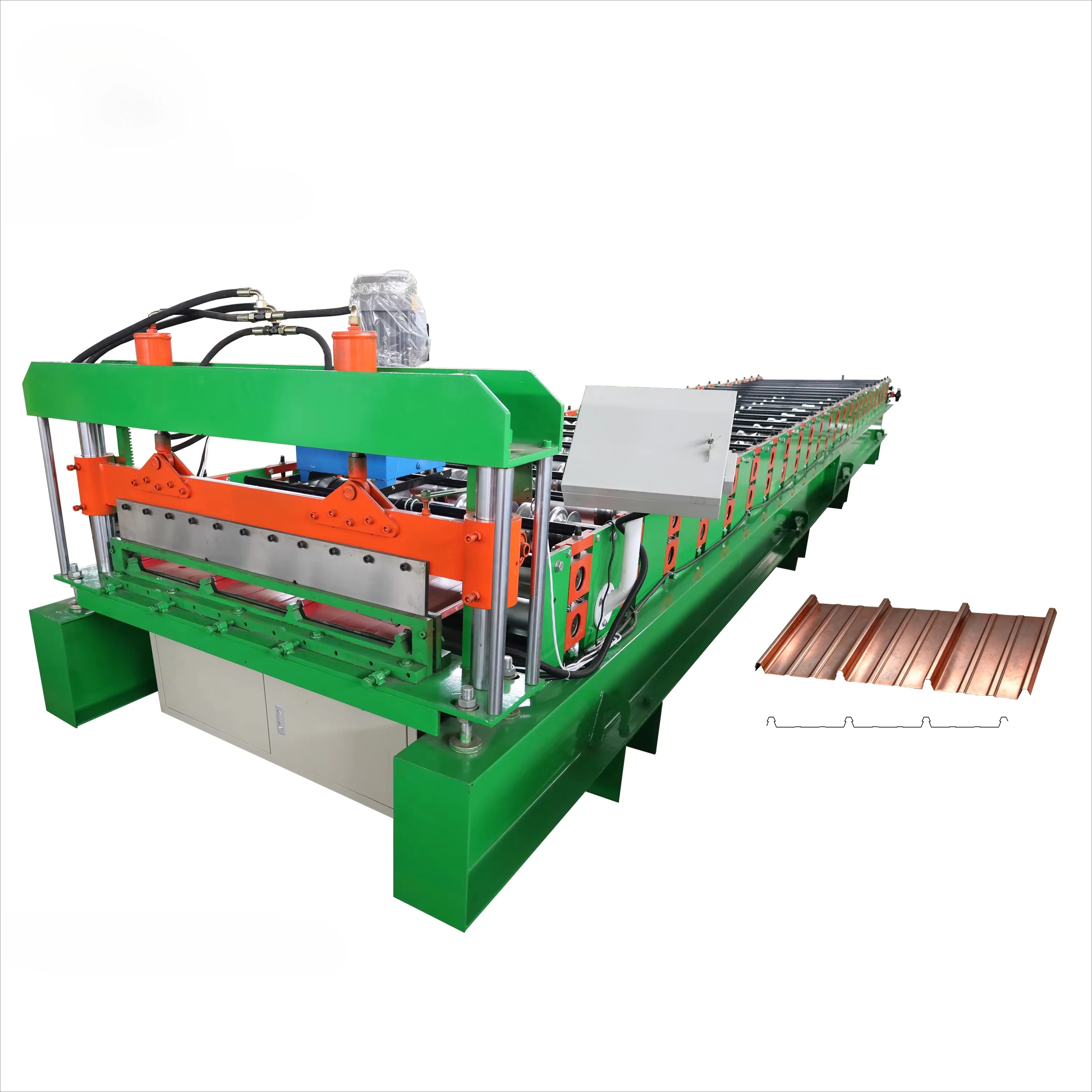 Heavy-Duty Roll Forming Machine Integrated Roof Sheet Machine and Tile Making Machine for Industrial Steel Buildings