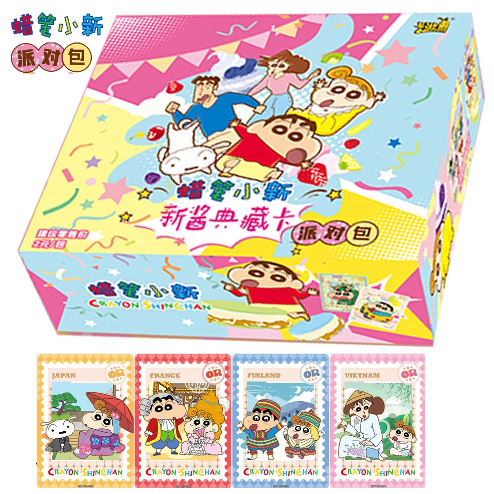 

Original Crayon Shin-chan Cards For Kids Cute Anime Characters Sakurada Nene New Sauce Limited Edition Collection Card Gifts