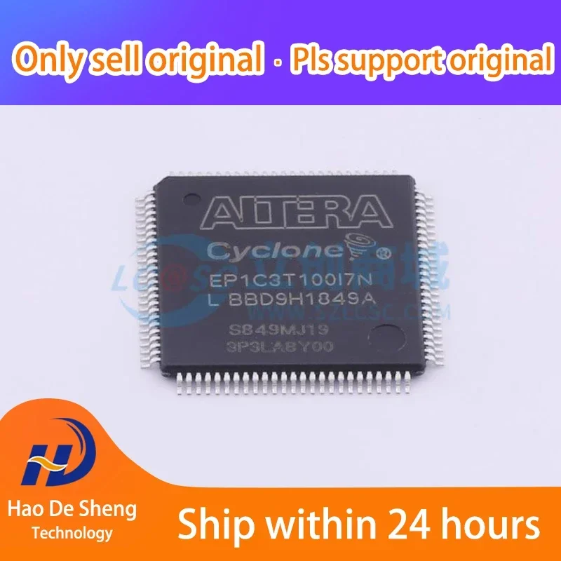 1PCS/LOT EP1C3T100I7N  EP1C3T100I7 TQFP-100 New Original In Stock, electronic components supplies