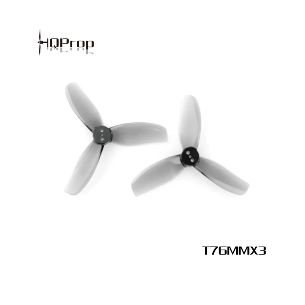 2 / 4 / 8 Pairs HQPROP T76MMX3V2 76mm 3-Blade PC Propeller for RC Freestyle 3inch Cinewhoop Drones Cinebot30 DIY Parts