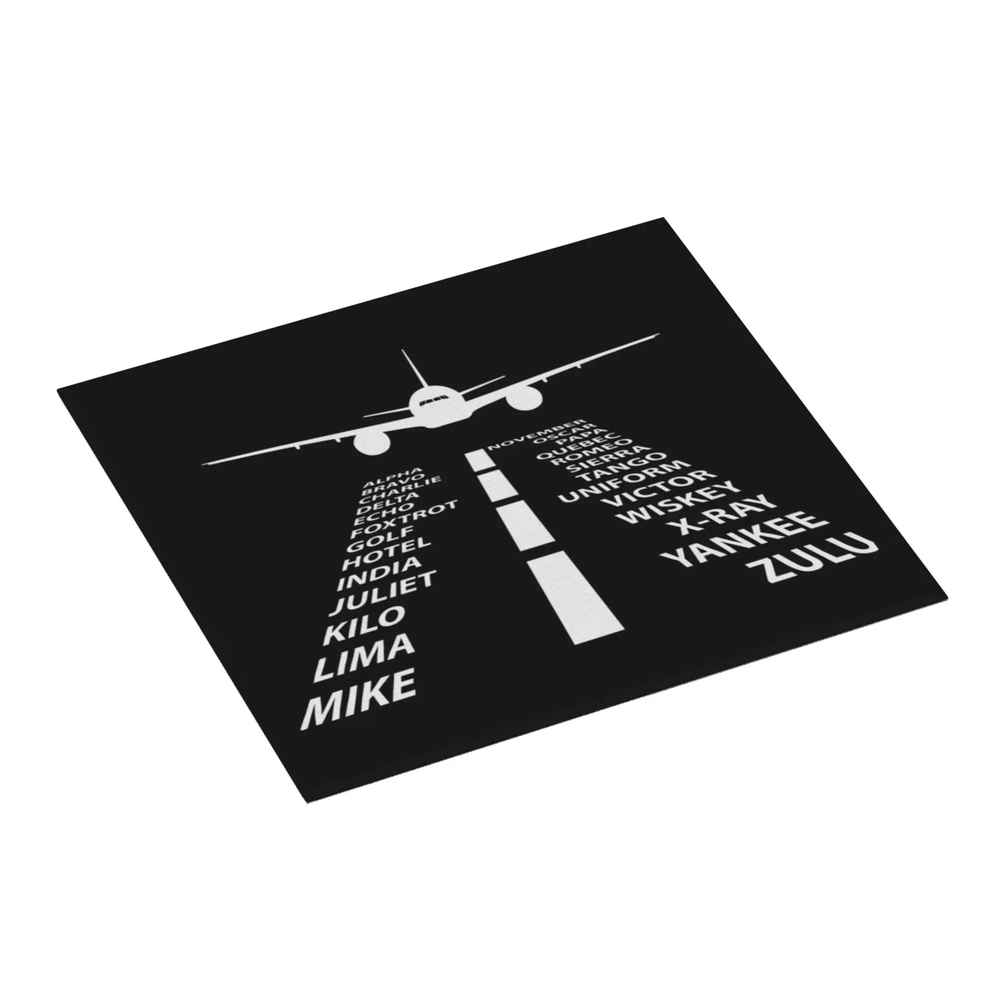 Drying Mat For Kitchen Phonetic Alphabet Pilot Airplane Reusable Aviation Plane Fighter Washable Kitchen Sink Drying Pad