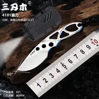 SANRENMU 4101 Pocket straight Knife 12c27 Outdoors Adventure Camping Rescue Survival Fishing Portable Mini Edc Tool knife