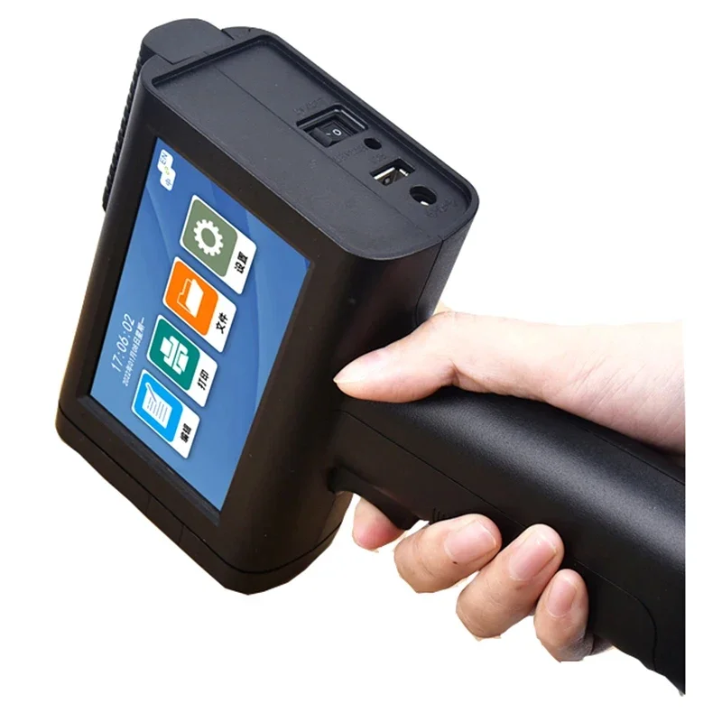 Mini Wireless Handheld Inkjet Printer Gun Logo Date Coding Machine 600dpi 12.7mm Printer For Plastic Bag Wood Metal Bottles