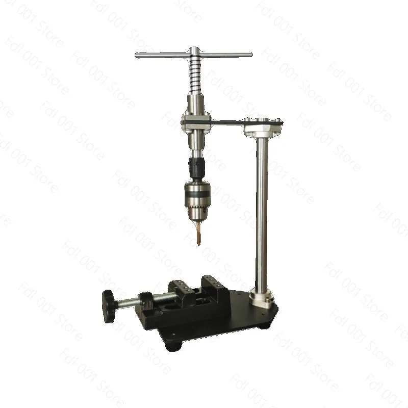 Manual Tapping Machine Small Vertical Desktop Tapper Adjustable T-Handle Tap Holder Wrench  1.5-10MM Chuck