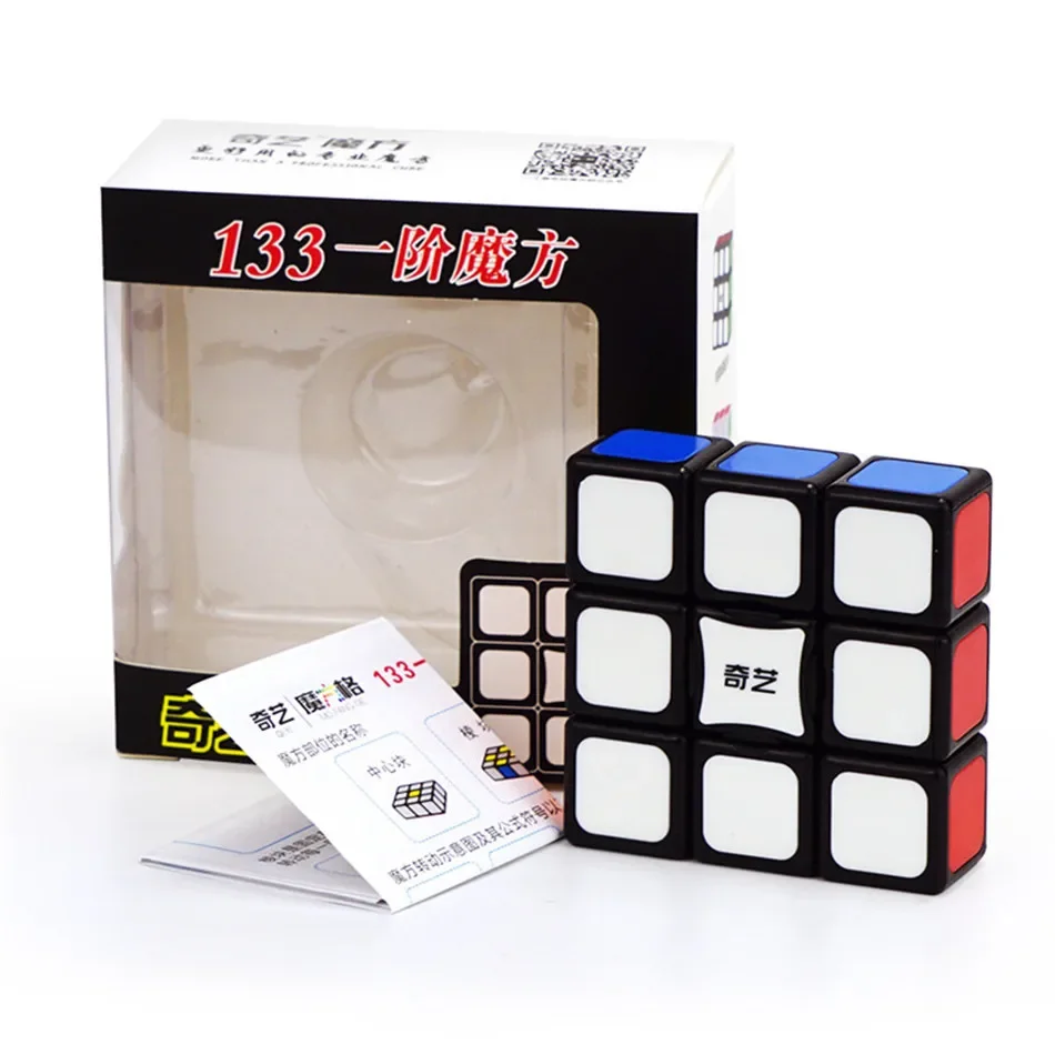 QiYi Simple for Beginners Magic Speed Cube 1x3x3 Puzzle Cubes Professional Puzzles Magic Square Anti Stress Toys for Kid Gift