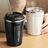 380ml/510ml Stainless Steel Coffee Cup Travel Thermal Mug Leak-Proof Thermos Bottle Tea Coffee Mug Vacuum Flask Insulated Cups