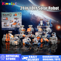 21 in 1 DIY Solar Robot Building Kit Kid Educational Science Engineering Toy Learn Technological Robot Learning Solar Power Toys