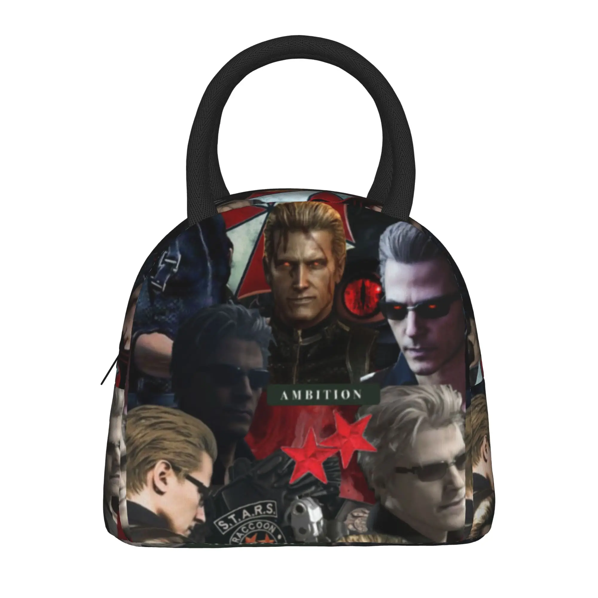 Insulated Lunch Bags Albert Wesker Residented Evils Accessories  Food Box Unique Design Cooler Thermal Bento Box For Travel