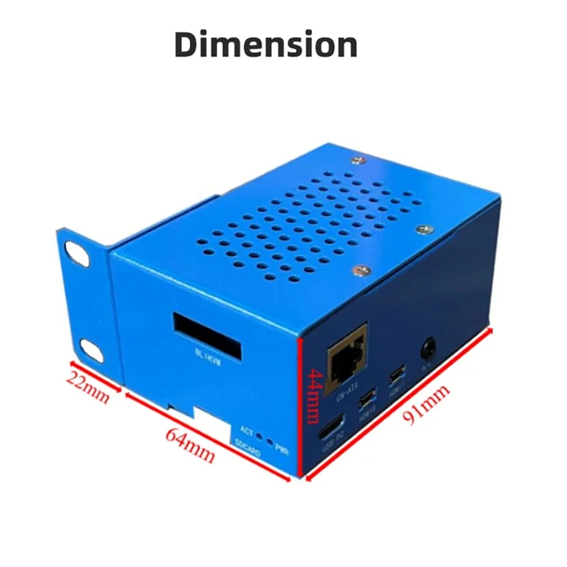 Novo-likvm v3 chapéu servidor o & m hdmicsi controle remoto com caixa de metal kvm controle remoto para raspberry pi 4 rpi 4 pi4 accessori