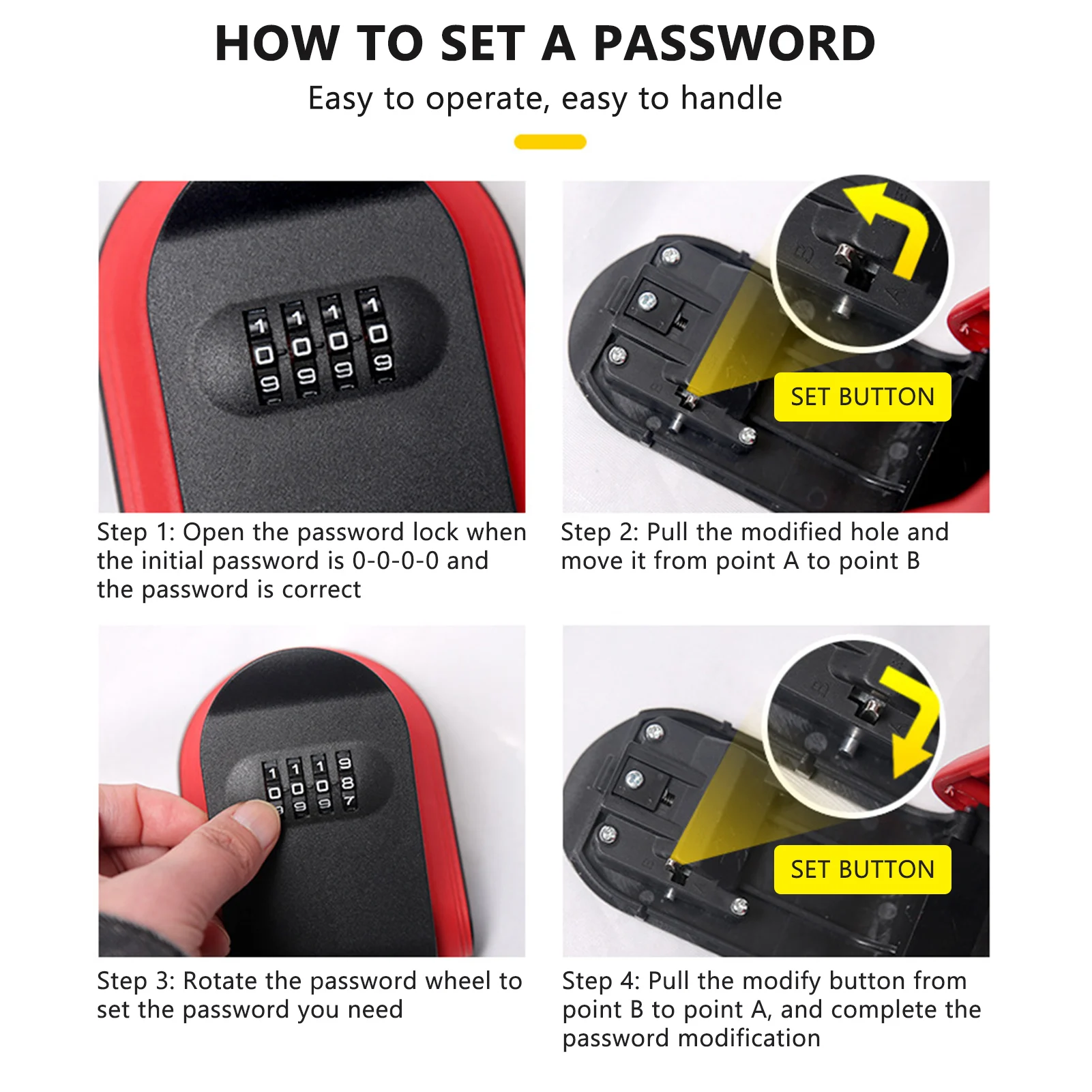 متعددة الأغراض البلاستيك كلمة المرور علبة مفاتيح مقاوم للماء مكافحة سرقة مفتاح صندوق الأمانات مفتاح تخزين آمن اقفال الصناديق للشقق مفتاح قطع المنزل