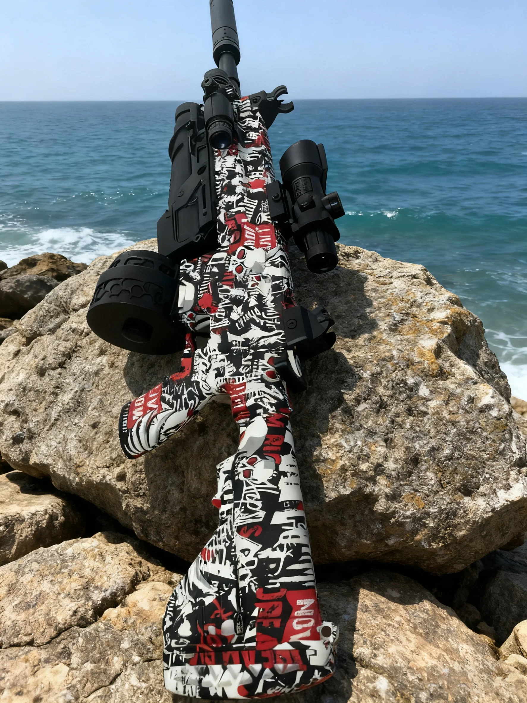 Automatyczny pistolet na kulki żelowe |   Ekologiczna zabawka do strzelania na zewnątrz o dużym zasięgu do bitew zespołowych |   Bezpieczne pistolety na kulki żelowe dla dorosłych