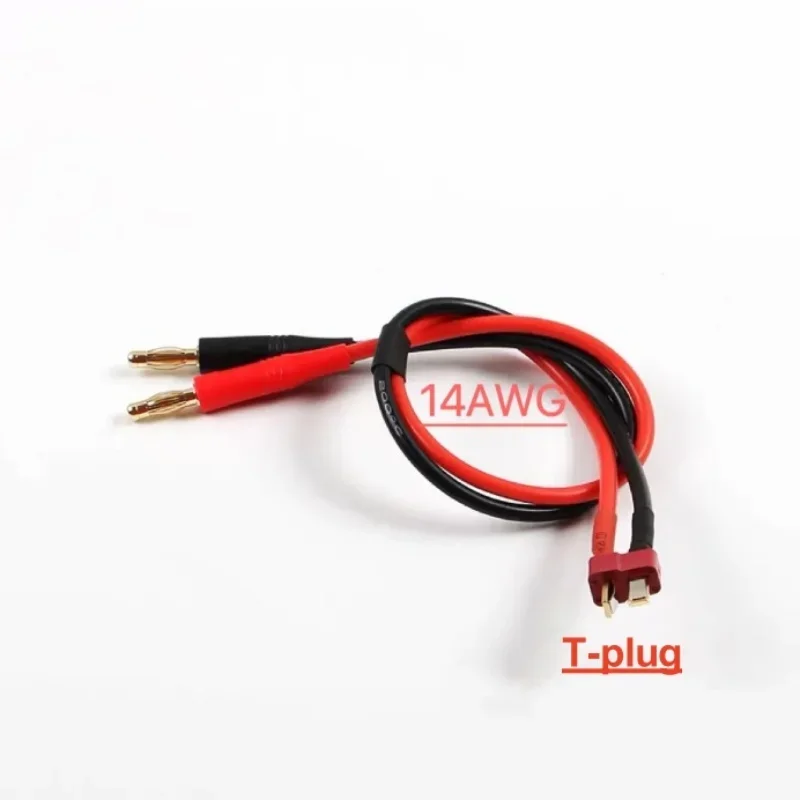 1pc XT60 XT30 EC3 TRX Male Female Connector To 4mm Banana Plug Silicone Cable 14AWG For RC Flight Model Battery Charging Toys