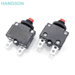 16A 17A Current Overload Protector Switch Bakelite Push Thermal Circuit Breaker Waterproof Cover