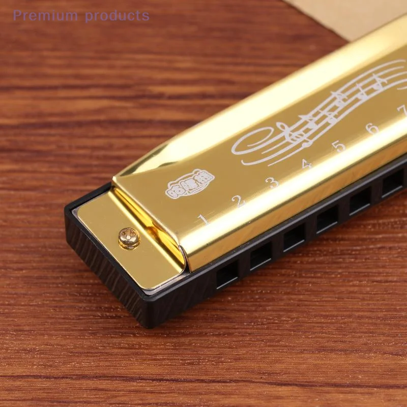Children's First Harmonica - 10-Hole Diatonic in C Key with Strong Metal Case.