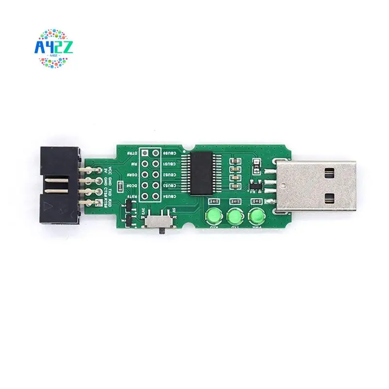 A42Z-USB To TTL Converter Board Serial UART Module FT232RNL Communication With Flash Downloader With 4P Cables