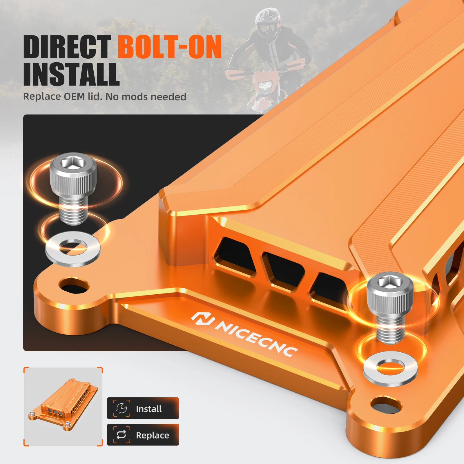 Für KTM 690 Enduro SMC/R Rally 2008-2025 Luftfilterkastenabdeckung Husqvarna 701 Enduro/ Supermoto 2016-2025 GasGas 700 SM/ES 2022-25 – Detail 15