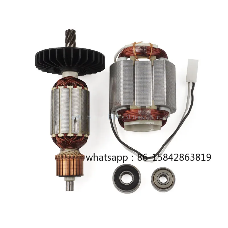 Rotor de armadura y estator de campo de repuesto para motor de 220V/240V para martillo eléctrico Makita HR2800 HR2810 HR2811FT HR2811F