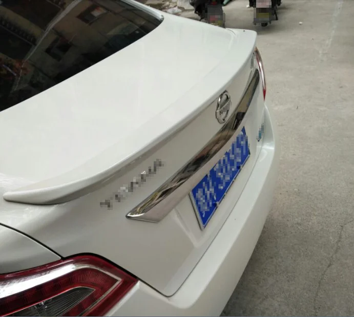 For nissan teana/altima 2013 2014 2015 car decoration unpainted rear spoiler high quality ABS material roof tail wing