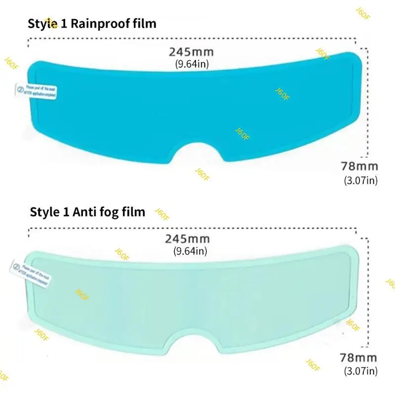 

J60F Мотоциклетные шлемы пленка Easy Установить дождь и туман