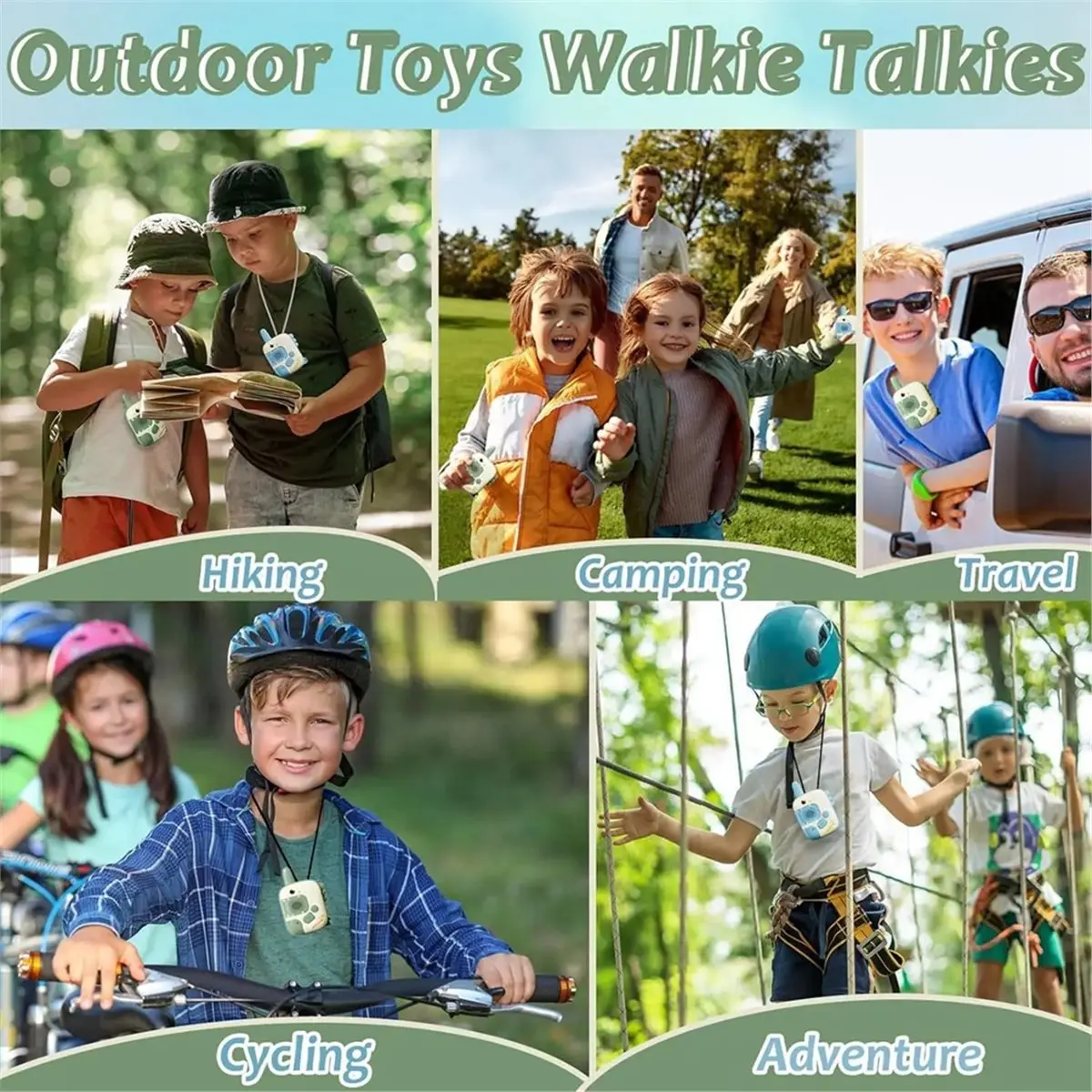 update. Handheld Walkie Talkie Children Toy Long Distance Wireless Transmission Pager Toy Kids Cartoon Walkie-Talkie Xmas Gifts