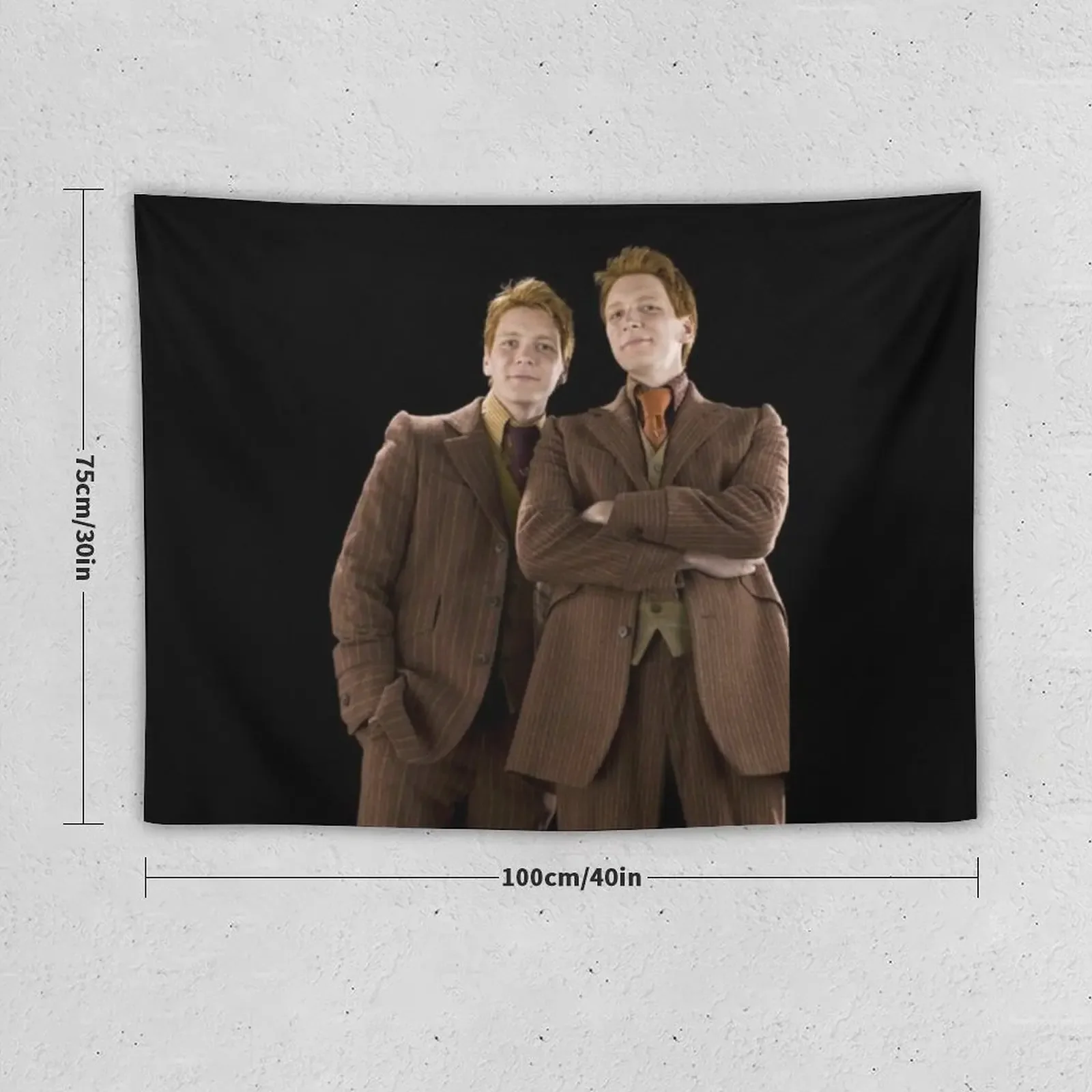 Fred and George Weasley Tapestry Wall Decor Hanging Wall Carpet Tapestry