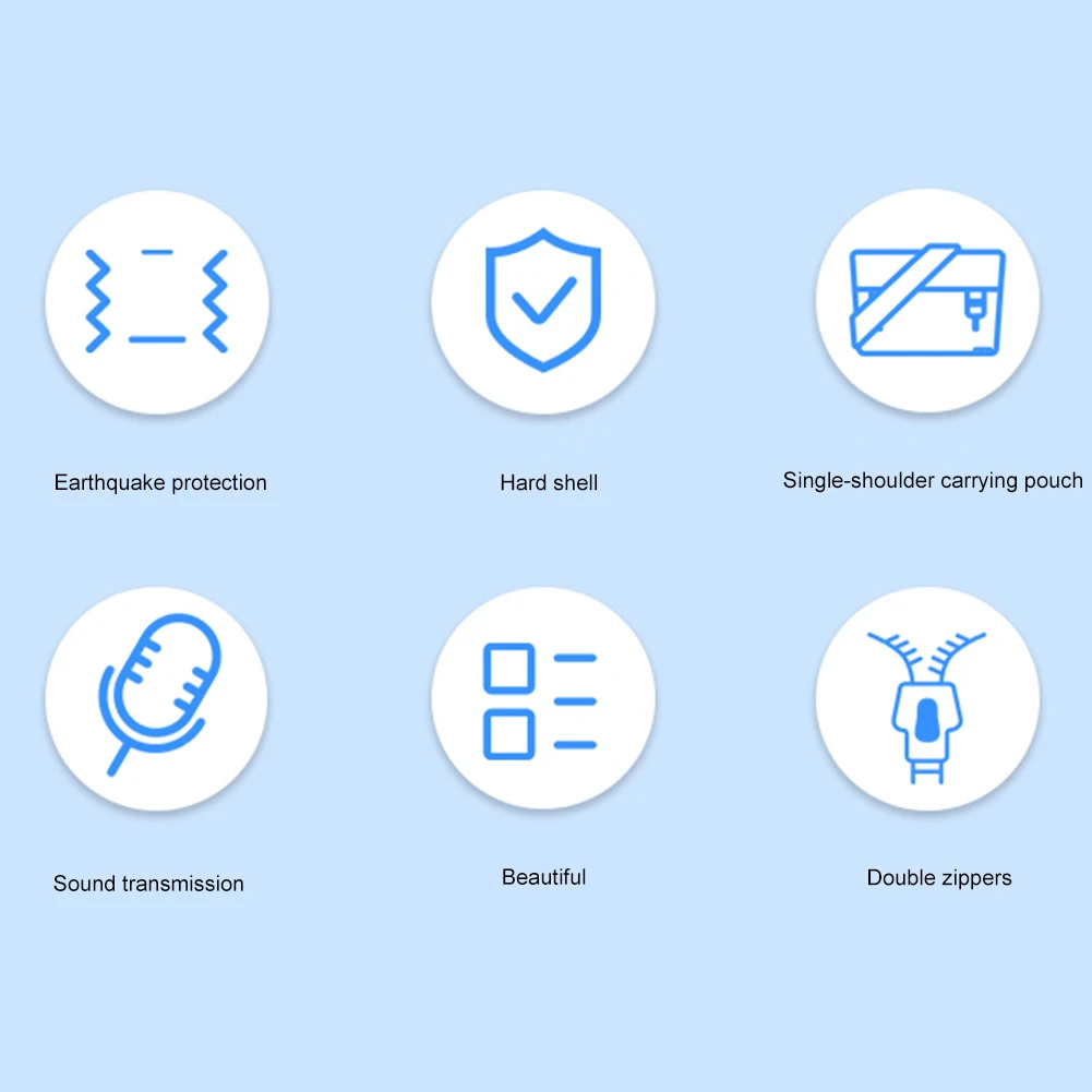 حقيبة مكبر الصوت المقاومة للغبار ونفاذية الصوت حقيبة تخزين منظم الحمل المقاوم للصدمات لمارشال ميدلتون II لـ JBL Charge 6