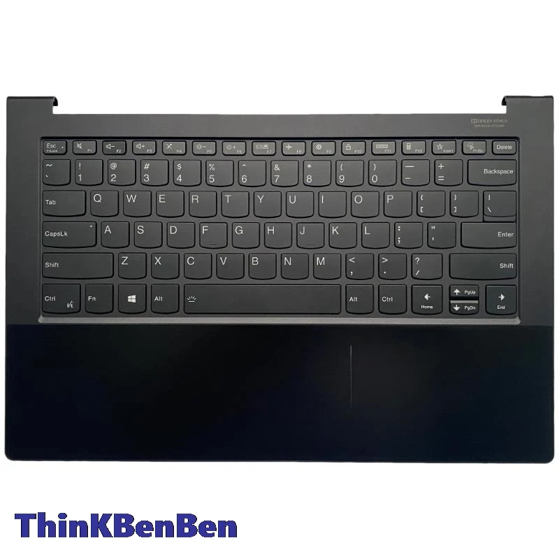 US English Black Keyboard Upper Case Palmrest Shell Cover For Lenovo Ideapad Yoga 9 14 14ITL5 5CB1B60413