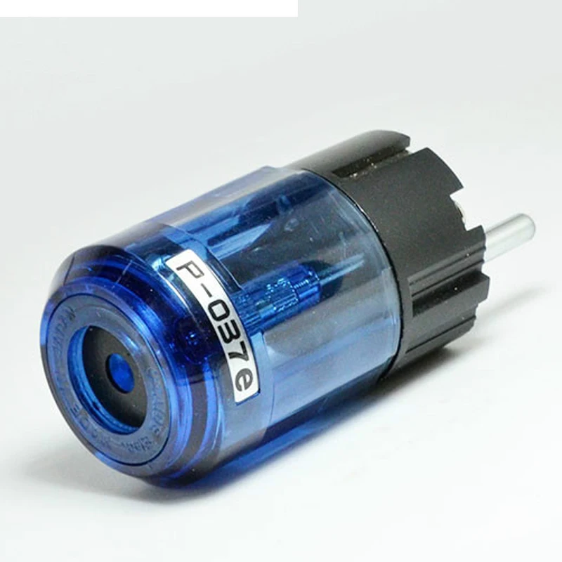 Hifi audio Rhodium Plated Schuko EU Power plug  P-037e  IEC connector C-037 adapter for DIY power cables