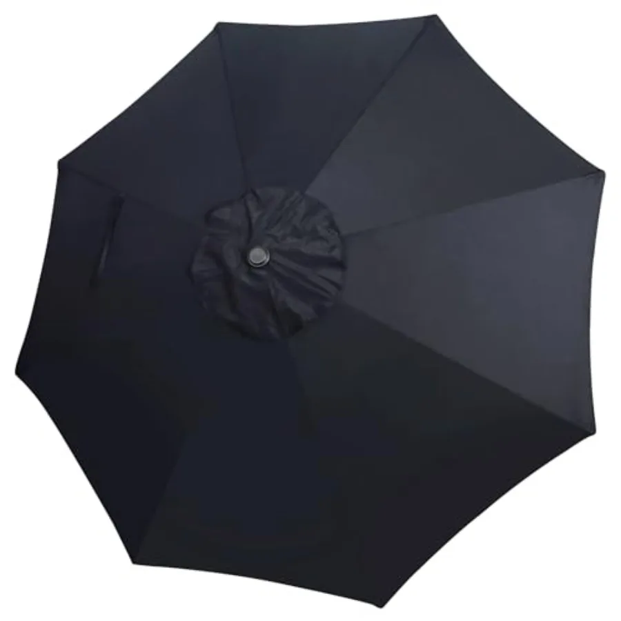 

Blissun 9ft Patio Umbrella Replacement Canopy Market Umbrella Top Outdoor Table Umbrella Canopy for 8 Ribs Canopy Only