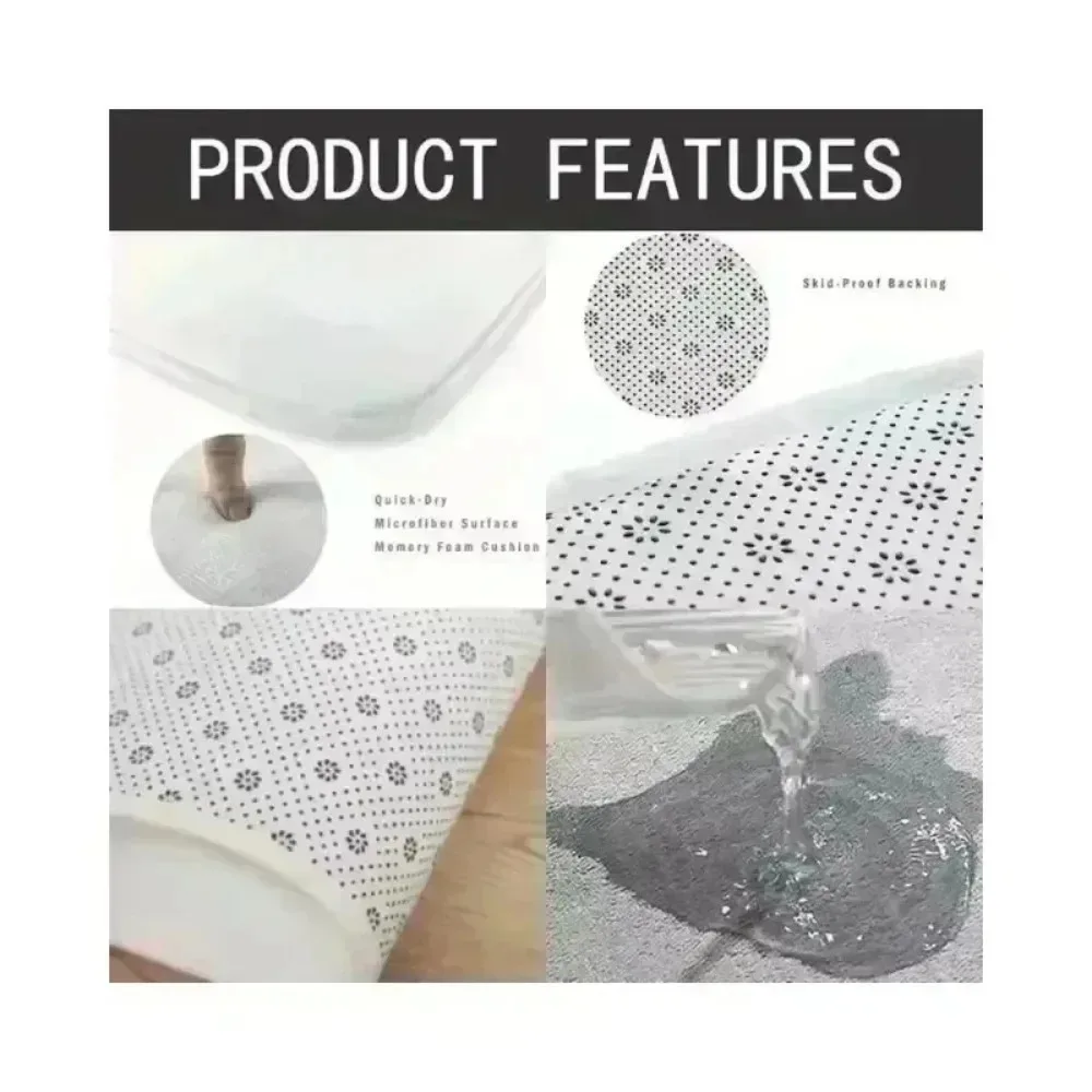 سجادة سجادة المطبخ - تصميم أواني وملعقة توابل مع اقتباس "BON APPETIT" لغرفة الطعام ديكور المنزل سجادة أرضية #5