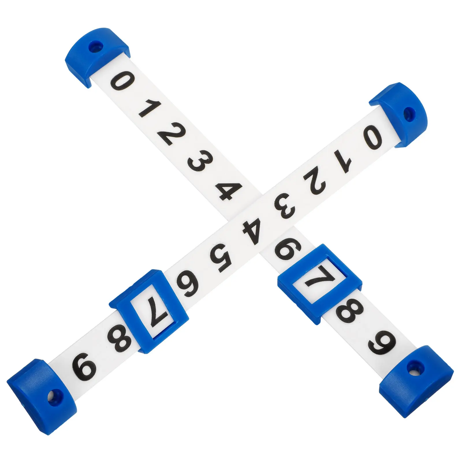 

2Pcs Foosball Score Counters Exquisite Workmanship Sturdy Plastic Table Football Score Keepers for Table Soccer Game Props
