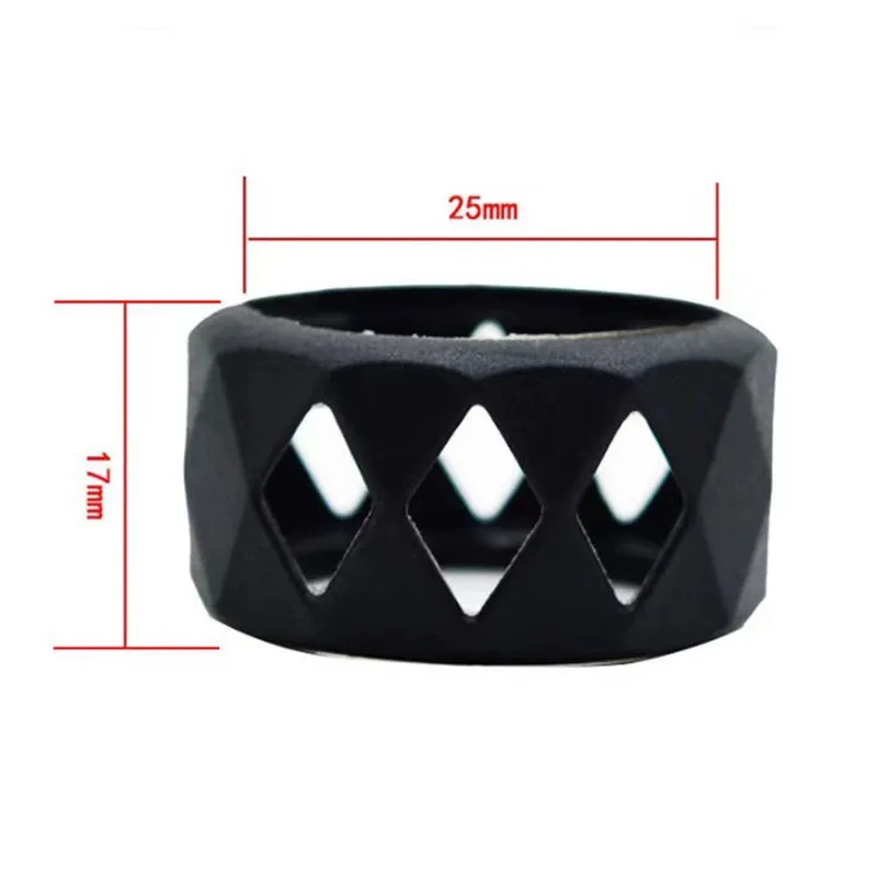 

Декоративная стеклянная крышка, лампа, нескользящее кольцо для защиты пузырьковой стеклянной трубки, защитный аксессуар для стеклянных бутылок