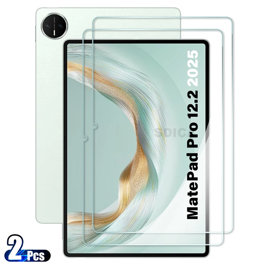 

2 шт. для Huawei MatePad Pro 12,2 2025, защитная пленка из закаленного стекла, 12,2-дюймовая защитная пленка для планшета, HD защитная пленка от царапин