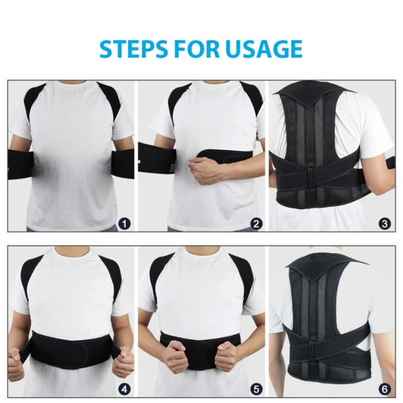 Buckel-Haltungskorrektur, Skoliose-Korrektor, Studenten-Haltungstrainer zur Buckelprävention, Korrektur der Unisex-Sitzhaltung – Detail 10
