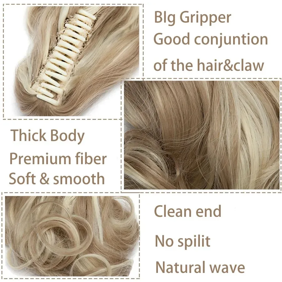 Clip-On Hair Extensions - Zirgastes Pieaudzējums - close-up view