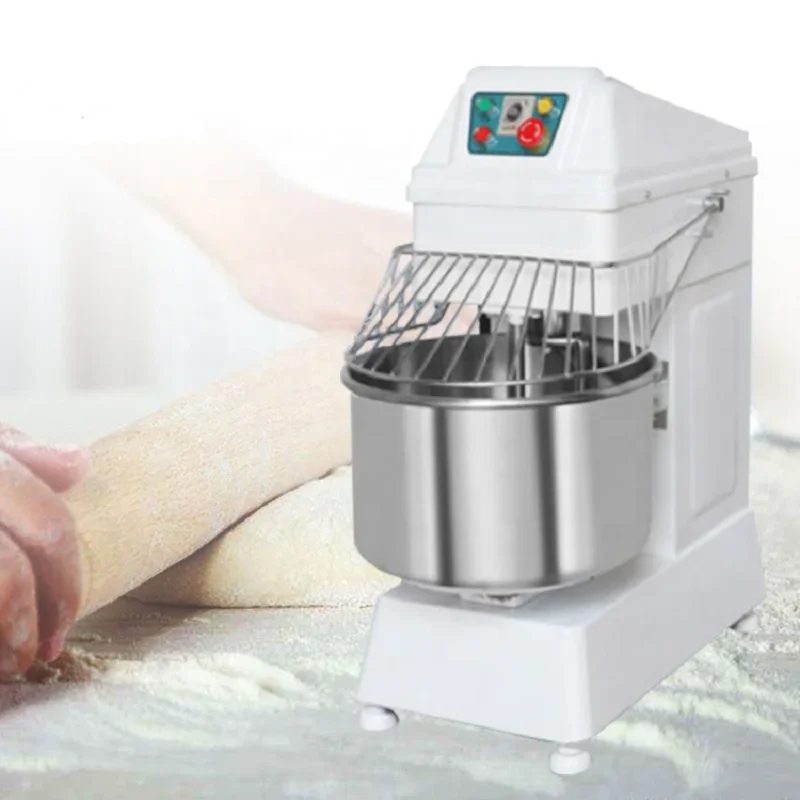 12KG Electric Dough Spiral Mixer Machine With 34L Mixing Bowl Capacity Baking Equipement Cake Dough Kneading Machine