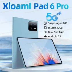 2024 Global Version Pad 6 PRO Tablet Android 13 16GB 1TB 11 Inch 10000mAh 5G Dual SIM Phone Call GPS Bluetooth WiFi WPS Tablet