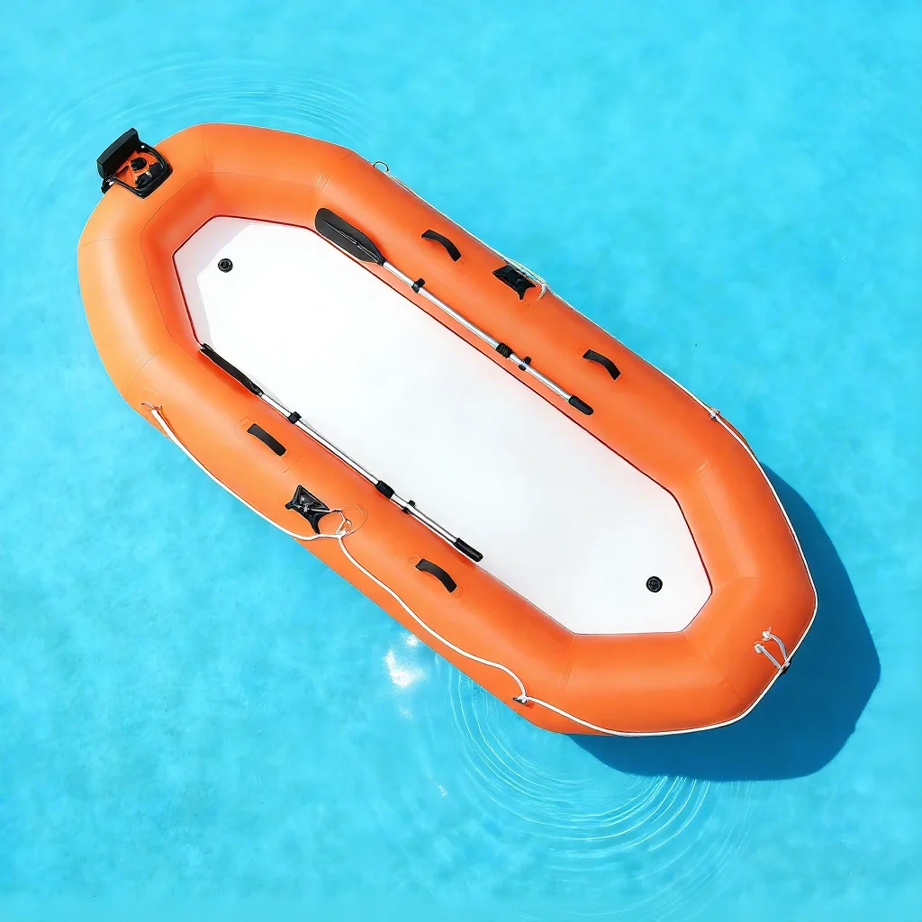 High Quality PVC Yellow Inflatable Boat For Outdoor Water Inflatable Rescue Life Raft Lifeboat For Leisure & Rescue Work