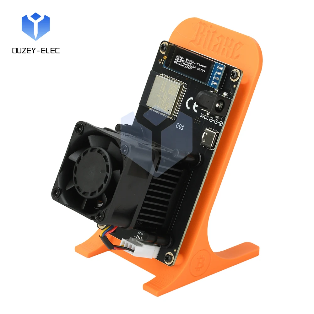 

ASIC Bitcoin Miner BM1370 Chip Hash Rate: 1.2 TH/s Bitcoin Random Reward Kit ESP32-S3 Development Board With OLED Screen