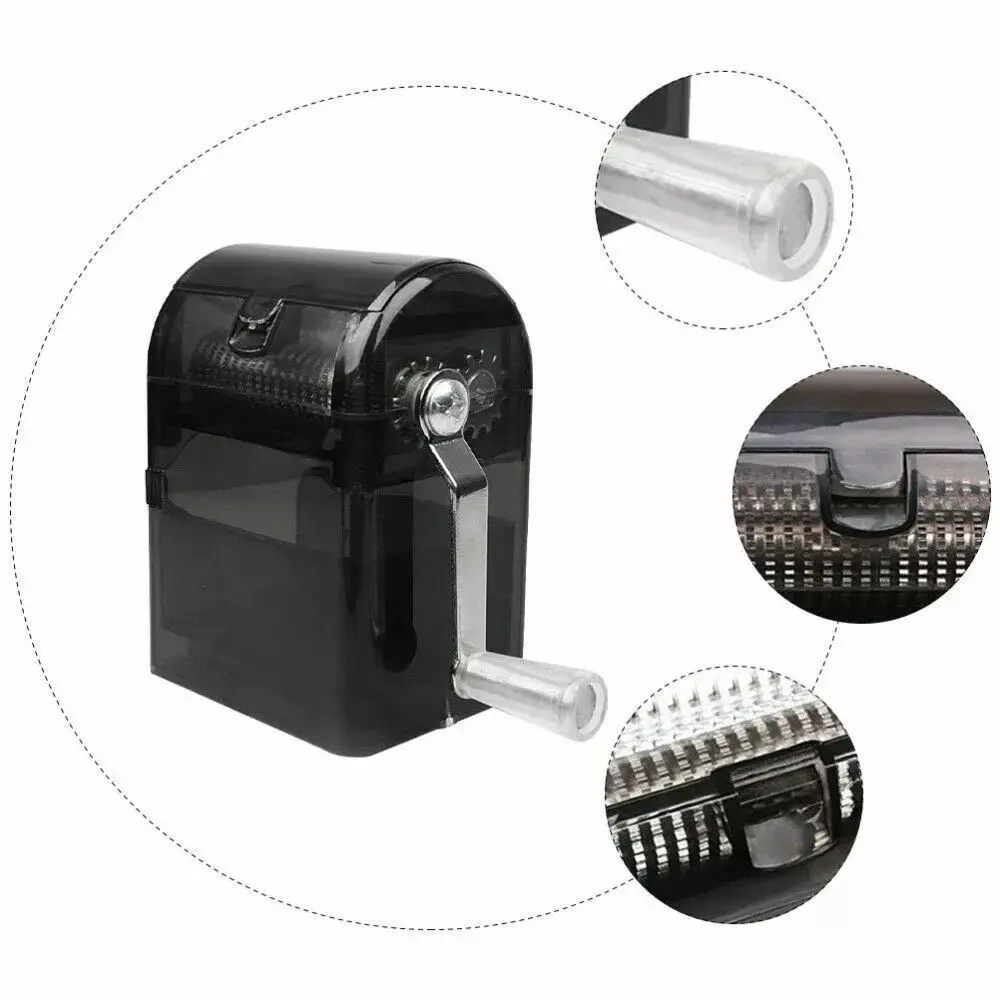 عالية الجودة دليل كرنك التبغ طاحونة مع صندوق تخزين قاطع الأعشاب كسارة السجائر مولر التقطيع أدوات التدخين الرجال الهدايا