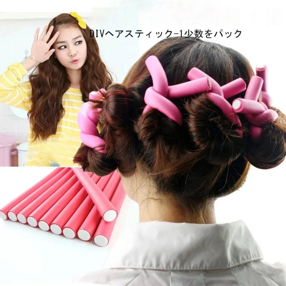 Hair Curler Sleep Shaping Curling Stick Lazy Person Sleep Curling Hair Tail Tube Bangs Large Waves No Perm No Hair Damage