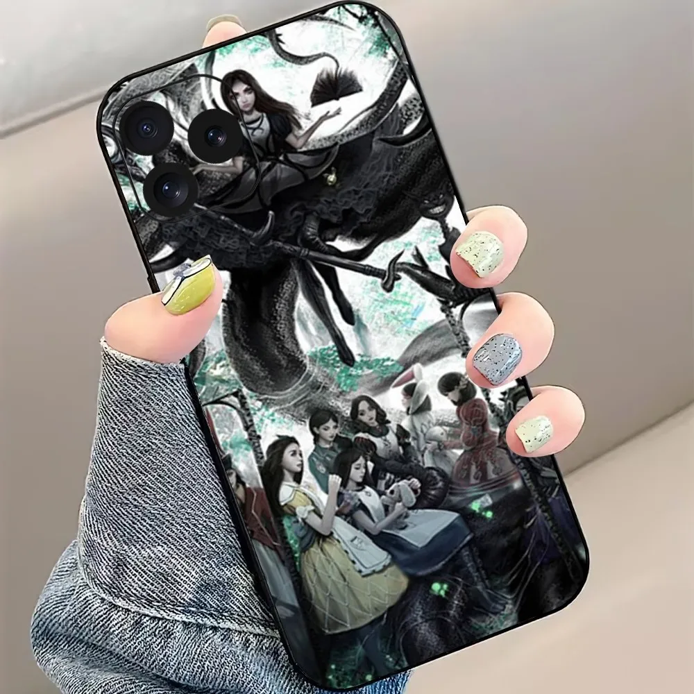 Game Alice Madness Returns Phone Case For iPhone 8 11 12 13 Pro 14 15 Mini X XR XS max Plus Shell