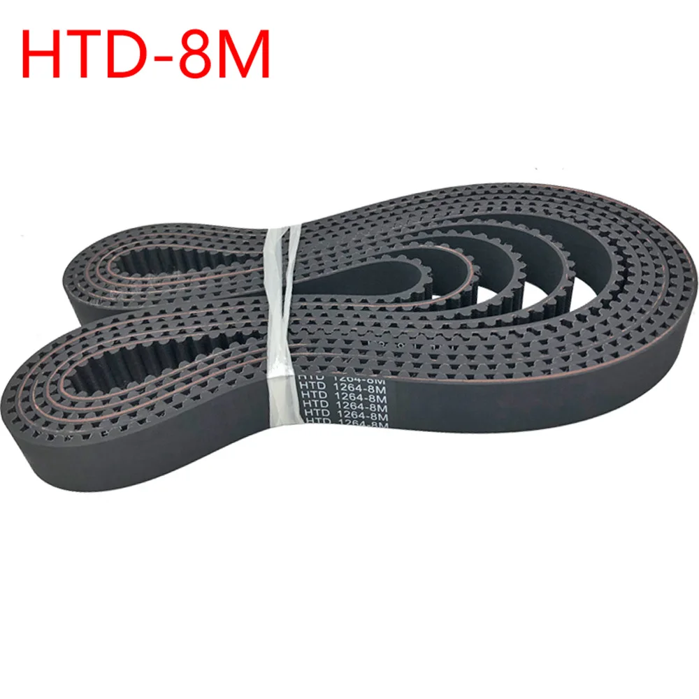 

HTD-8M 3168mm-4400mm Pitch 8mm Timing Pulley Belt Close Loop Rubber Timing Belts Width 15mm 20mm 25mm 30mm 40mm Synchronous Belt