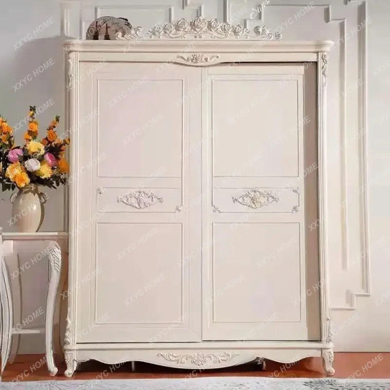XXCarved simple modern luxury home large capacity paint wardrobe