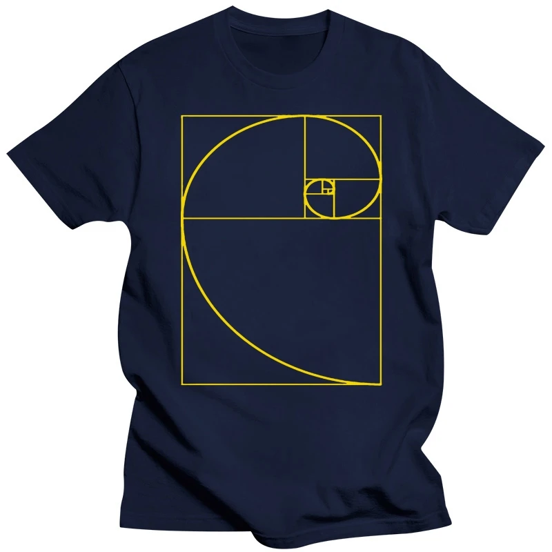 Men t-shirt Golden Ratio Spiral Fibonacci Spiral tshirt Women t shirt