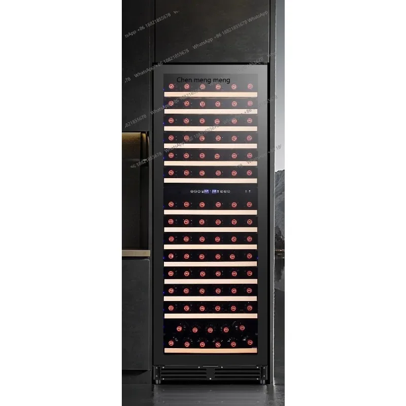 New arrive Embedded wine cabinet double constant temperature compressor commercial, household kitchen refrigerator cabinet